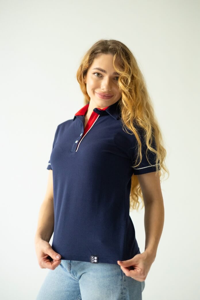 Kopo Polo T-shirt: Navy blue